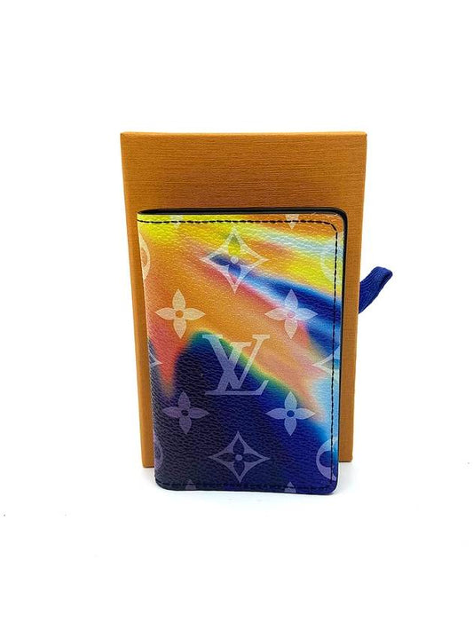 Pocket Organizer Monogram Card Wallet Sunset - LOUIS VUITTON - BALAAN.