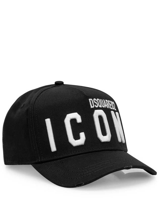 Icon Logo Ball Cap Black - DSQUARED2 - BALAAN 3