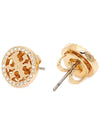 Miller Crystal Stud Earrings Gold - TORY BURCH - BALAAN 7