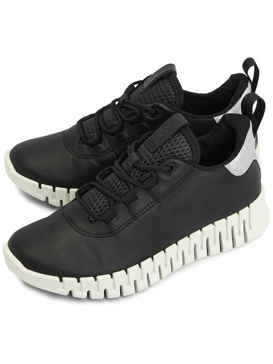 Gruuv Low Top Sneakers Black - ECCO - BALAAN 2