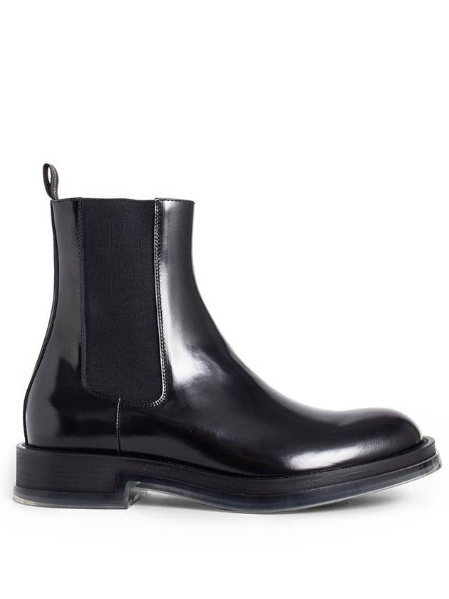 Float Transparent Sole Chelsea Boots Black - ALEXANDER MCQUEEN - BALAAN 2