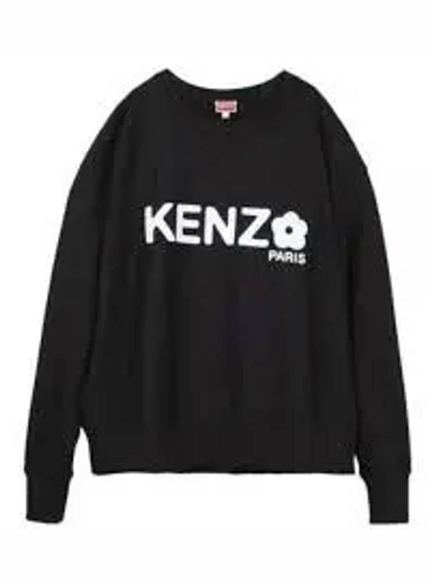 Bokeh Flower 2 0 Sweatshirt Black - KENZO - BALAAN 2