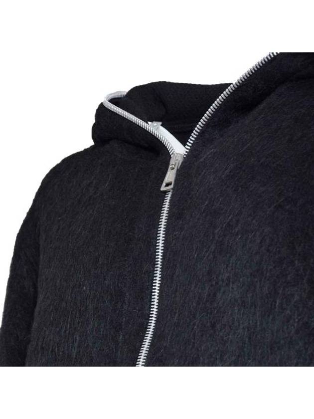 Hairy Zip-Up Hoodie Cardigan Black - OUR LEGACY - BALAAN 4