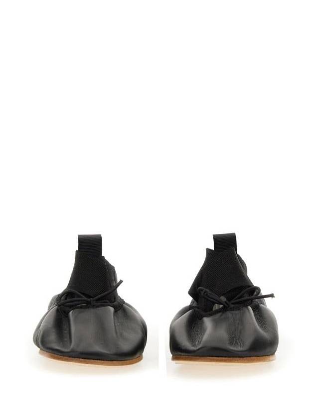 Gianna Leather Ballet Flat Black - REPETTO - BALAAN 5