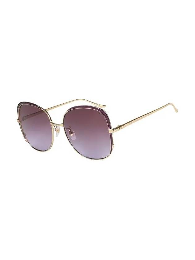 Eyewear Square Metal Sunglasses Purple - GUCCI - BALAAN 4