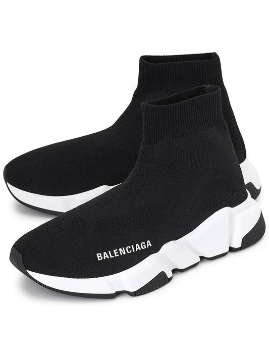 Speed Trainer High Top Sneakers Black - BALENCIAGA - BALAAN 2