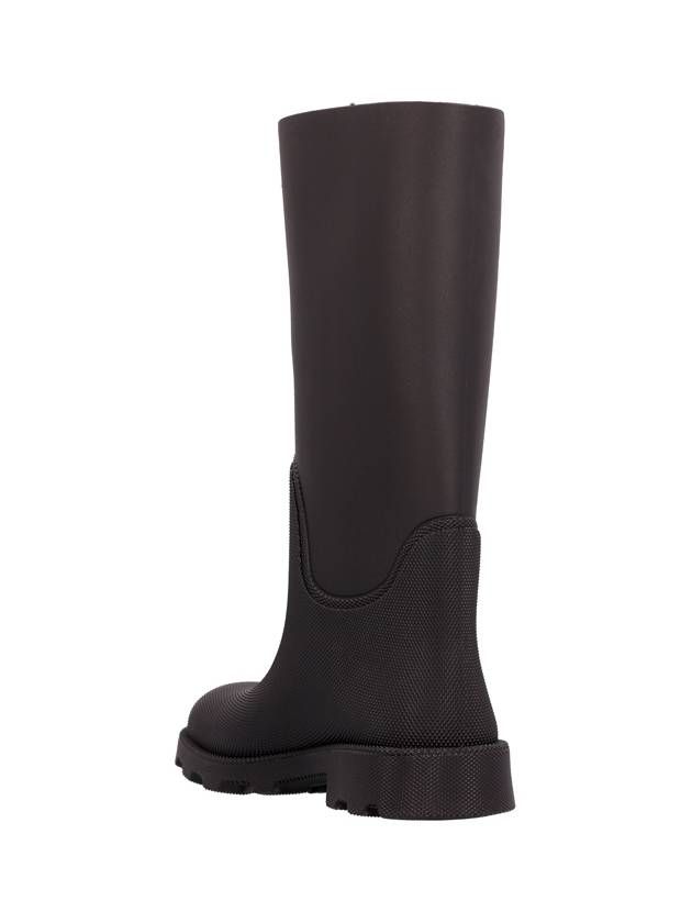 Rubber Marsh Middle Boots Black - BURBERRY - BALAAN 4