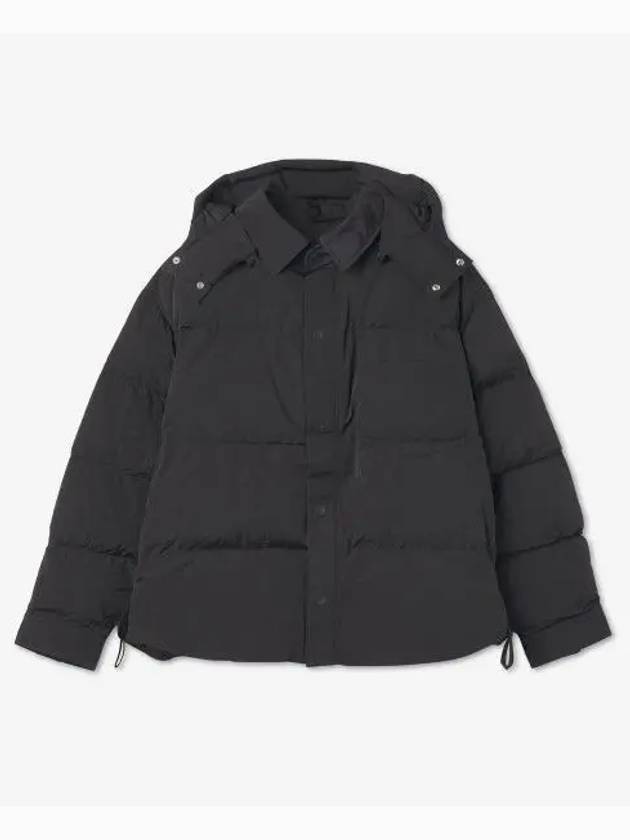 La Doudoune Chemise Zip-up Snap Button Puff Parka Black - JACQUEMUS - BALAAN 2