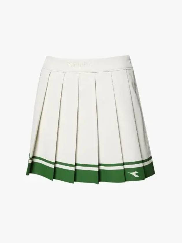 Diadora double line pleated skirt BEIGE - DIADORA - BALAAN 1