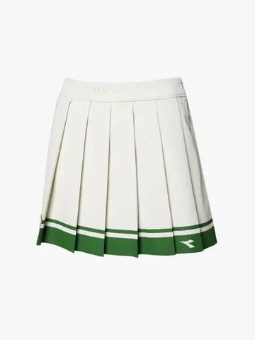 Diadora double line pleated skirt BEIGE - DIADORA - BALAAN 1