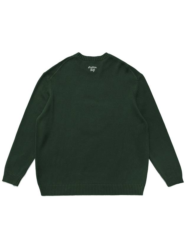 Wiz Collection Wizard Knit Sweater GREEN - MALBON GOLF - BALAAN 2