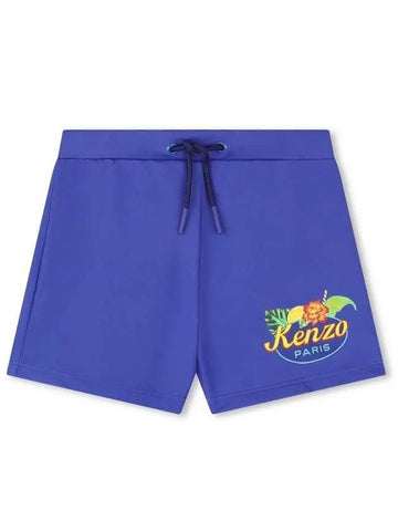 Kids Logo Swim Shorts - KENZO - BALAAN 1