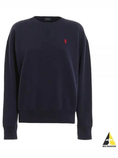 Embroidered Logo Pony Sweatshirt Navy - POLO RALPH LAUREN - BALAAN 2