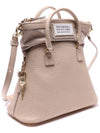 5AC Logo Patch Mini Tote Bag Beige - MAISON MARGIELA - BALAAN 4