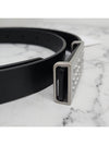 Numeric Logo Buckle Tag Leather Belt Black - MAISON MARGIELA - BALAAN 8