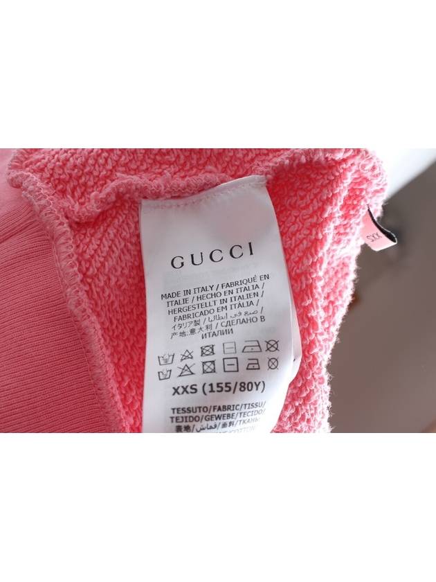 Logo Women s Sweatshirt Pink XS - GUCCI - BALAAN 7