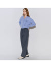 Button Point Wool Pintuck Wide Slacks Gray - OPENING SUNSHINE - BALAAN 2