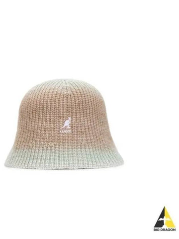 Striped Knit Bucket 3723 Tan Multi - KANGOL - BALAAN 1