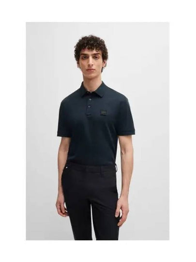 Jersey cotton polo shirt regular fit 50515596 405 - BOSS - BALAAN 1