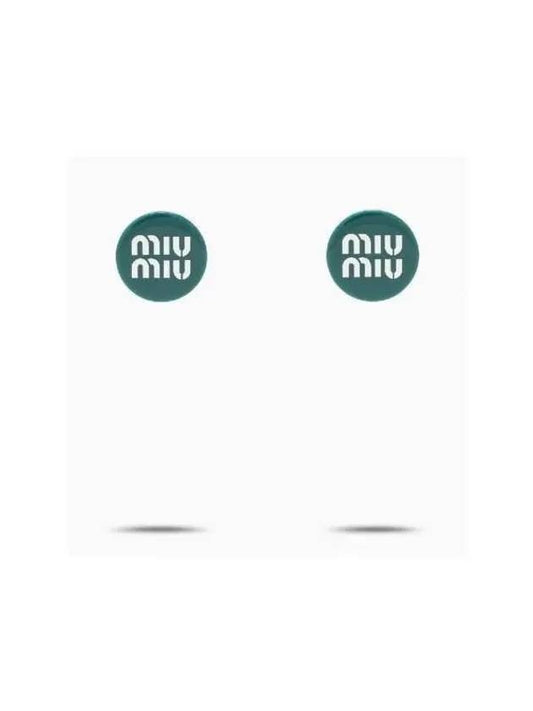 Women s Earrings Plexiglass Logo 5IO0632F8O N MIU F0NQE - MIU MIU - BALAAN 2