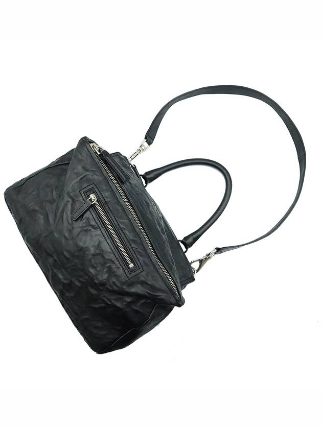 Givenchy 13L5250004 Black Lambskin Silver Pandora Wrinkle Medium 2WAY - GIVENCHY - BALAAN 6