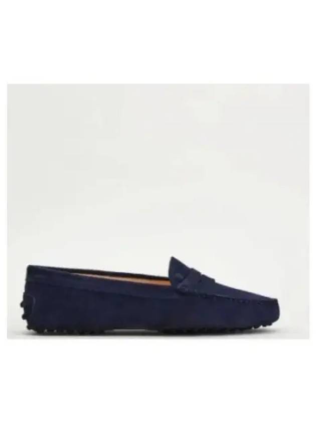 Gommino Suede Driving Shoes Blue - TOD'S - BALAAN 2