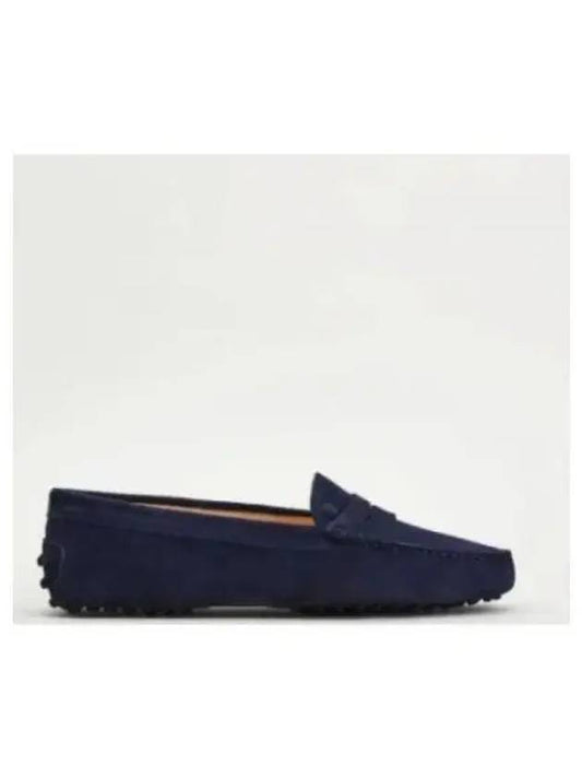 Gomini Suede Driving Shoes Blue - TOD'S - BALAAN 2