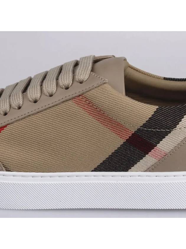 Women's House Check Low Top Sneakers Beige - BURBERRY - BALAAN 6