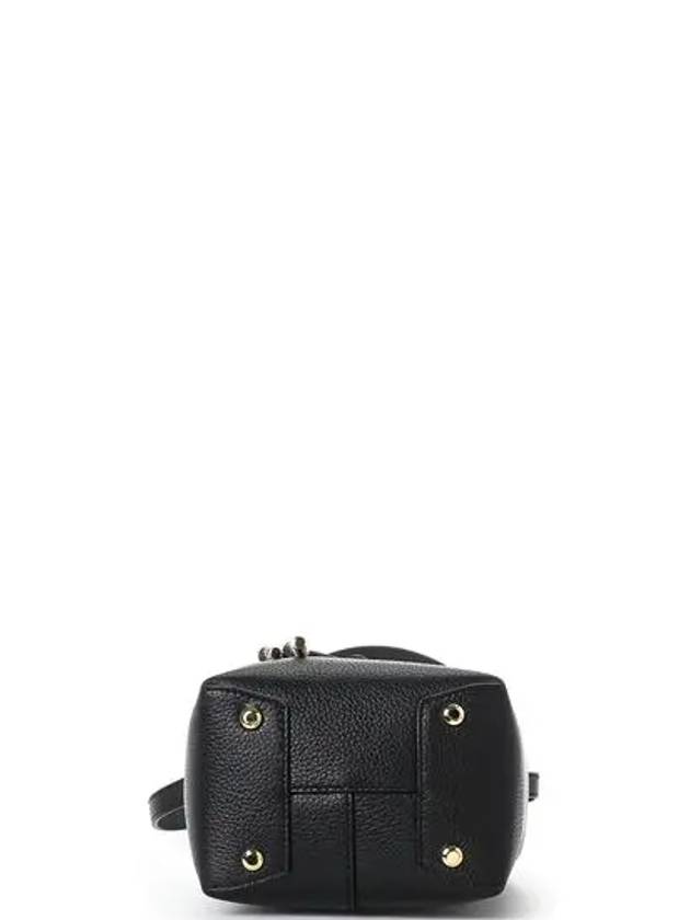 Gancini Mini Bucket Bag Black - SALVATORE FERRAGAMO - BALAAN 5