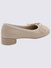 Leather Ballerina Flats Beige - MAISON MARGIELA - BALAAN 3