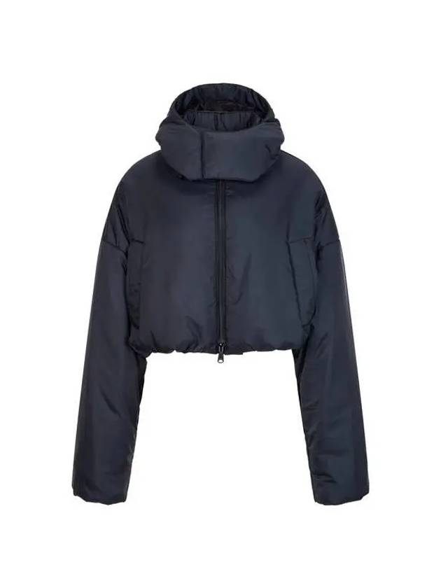Y's detachable hood cropped padded jacket black 271399 - YOHJI YAMAMOTO - BALAAN 1