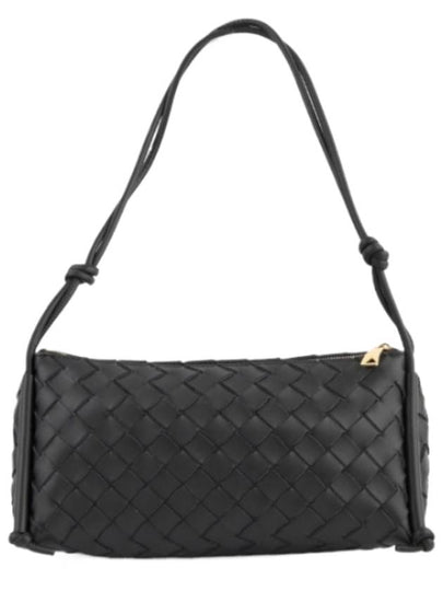 Intrecciato Nappa Leather Shoulder Bag Black - BOTTEGA VENETA - BALAAN 2