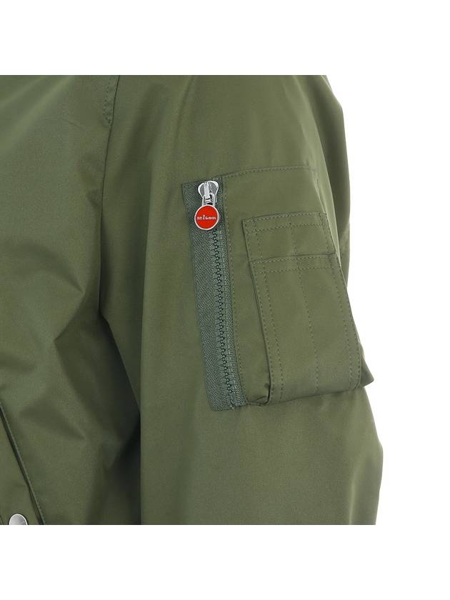23SS UW1452 KHAKI Arm Logo Casual Khaki Jacket - KITON - BALAAN 4