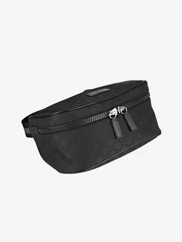 GG Fabric Waist Bag Black - GUCCI - BALAAN 3