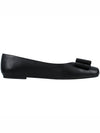 Double Bow Ballerina Flats Black - SALVATORE FERRAGAMO - 5