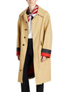 Collection TurnUp Bonded Cotton Seam Car Oversized Trench Coat Maccoat - BURBERRY - BALAAN 2