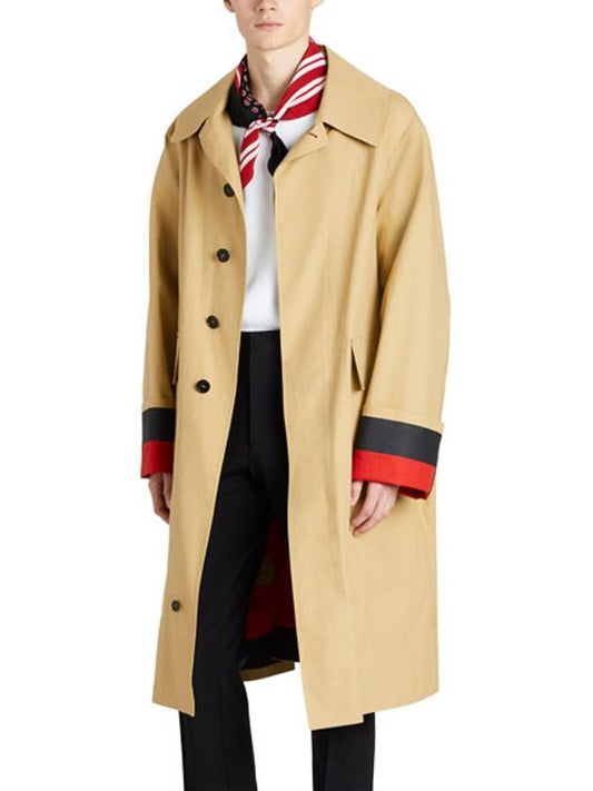 Collection TurnUp Bonded Cotton Seam Car Oversized Trench Coat Maccoat - BURBERRY - BALAAN 2