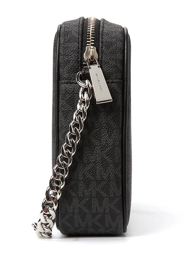 Jet Set Large Logo Canvas Cross Bag Black - MICHAEL KORS - BALAAN 4