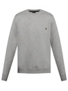 Zebra Patch Organic Cotton Sweatshirt Grey - PAUL SMITH - BALAAN 2