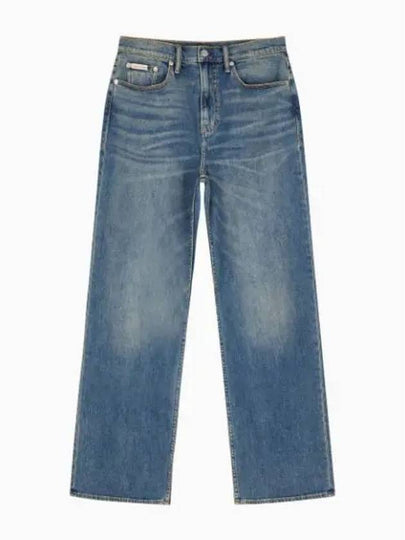 JEANS Men s Wide Fit Mid Blue Vintage Denim J327355 1A4 - CALVIN KLEIN - BALAAN 2