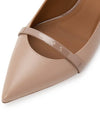 Marlon Sulzer MAUREEN FLAT 3 DOVE Women s Mule Shoes - MALONE SOULIERS - BALAAN 7