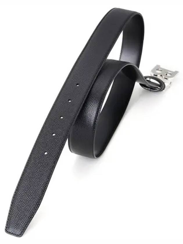 B Buckle 35 Double sided Belt Black M F410 - BALLY - BALAAN 4