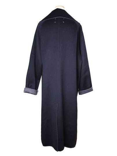 Maison Margiela midnight blue reversible long coat 66 - MAISON MARGIELA - BALAAN 2