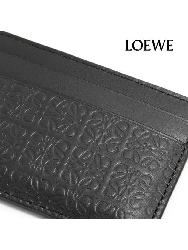 Embossed Logo Two Stage Card Wallet Black - LOEWE - BALAAN 6