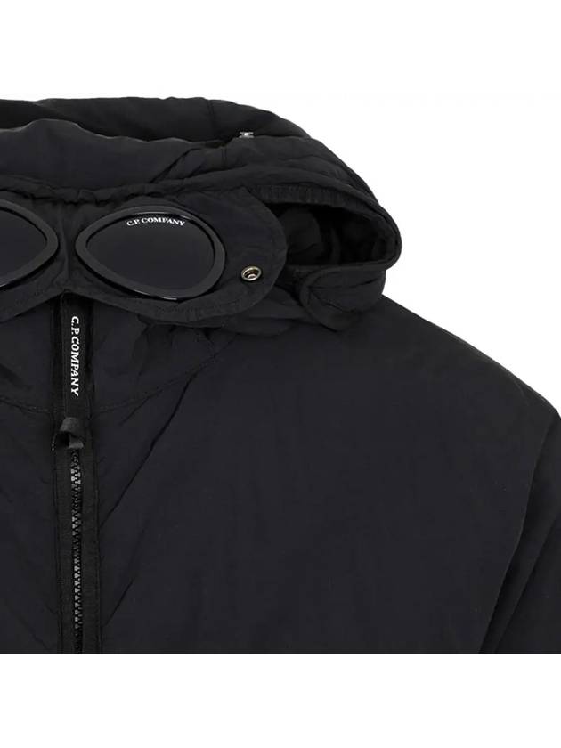 Men's Chrome Goggles Hooded Jacket Black - CP COMPANY - BALAAN 5