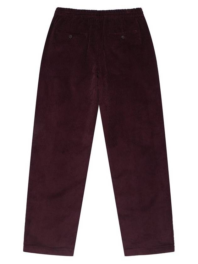 Corduroy String Wide Pants Burgundy - SOLEW - BALAAN 3