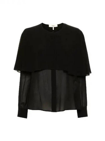 Chloe Cape Layered Silk Blouse 270788 - CHLOE - BALAAN 1