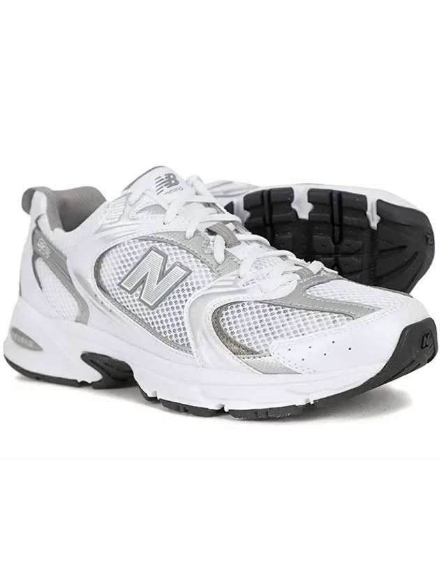 530 Low Top Sneakers Silver White - NEW BALANCE - BALAAN 3