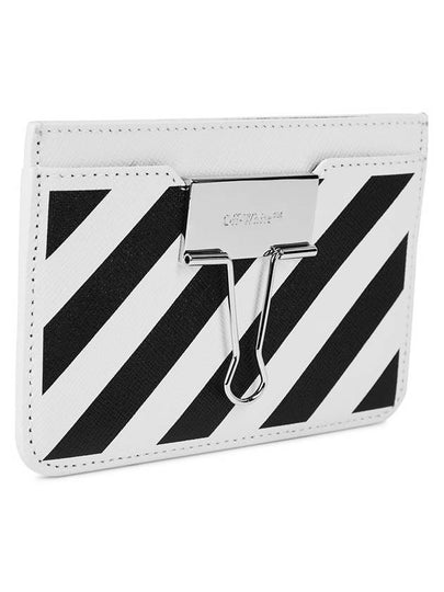 Binder Logo Pocket Card Case - OFF WHITE - BALAAN 2