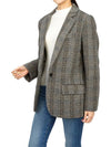 Charlyne Single Breasted Wool Blazer Jacket Grey - ISABEL MARANT - BALAAN 6